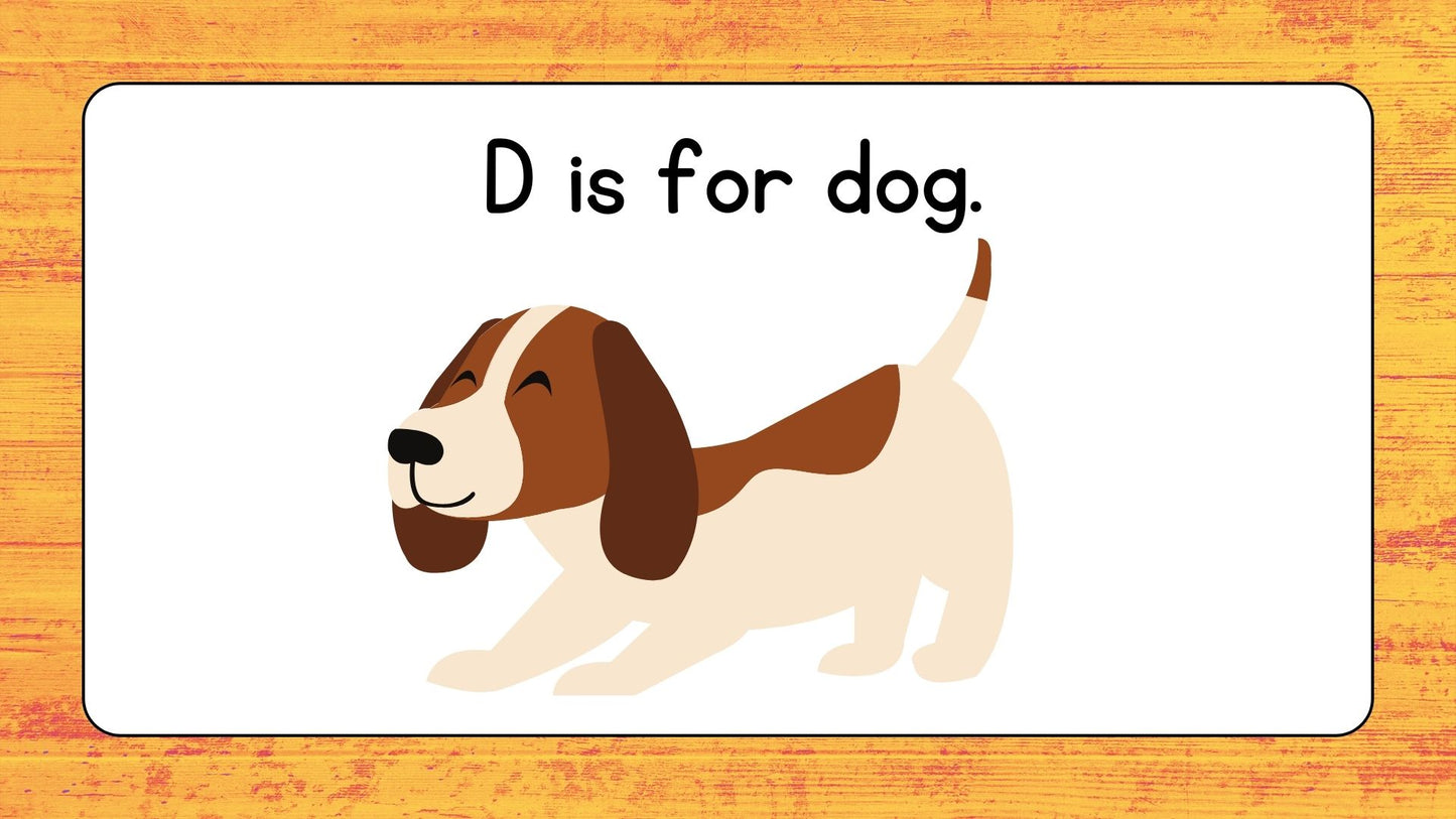 Fun Cartoon Alphabet – A to Z Animals with Voice