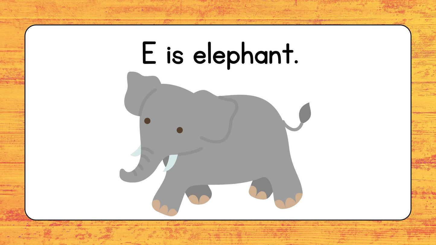 Fun Cartoon Alphabet – A to Z Animals with Voice
