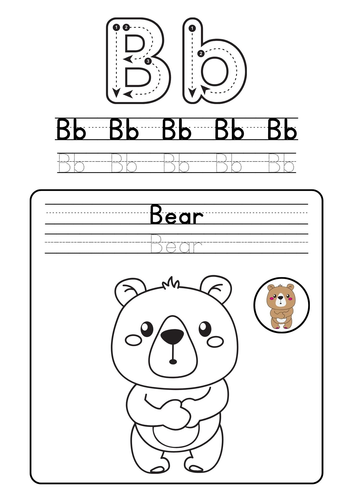 ABC Animal Alphabet β Coloring & Tracing Book for Kids