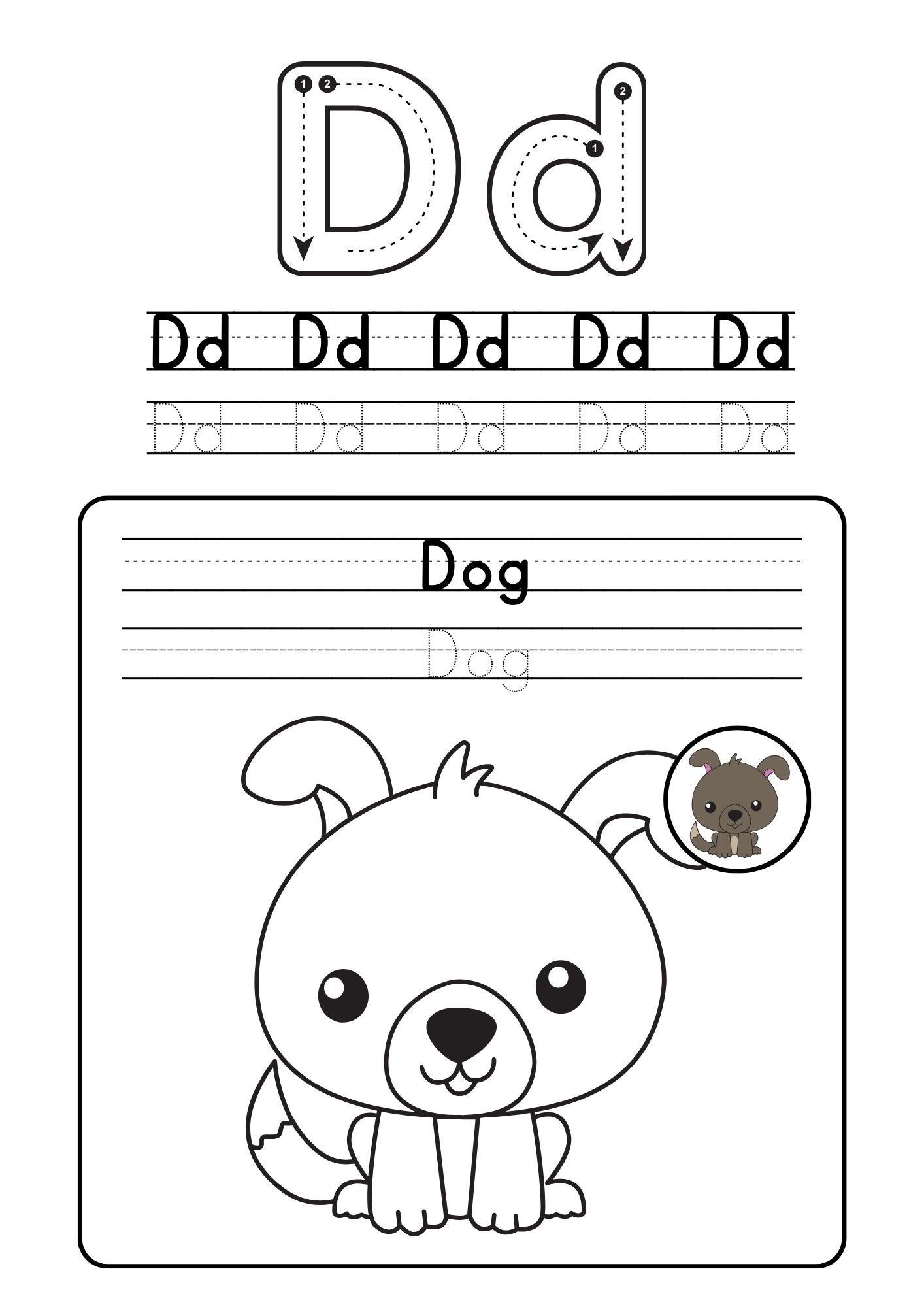 ABC Animal Alphabet β Coloring & Tracing Book for Kids