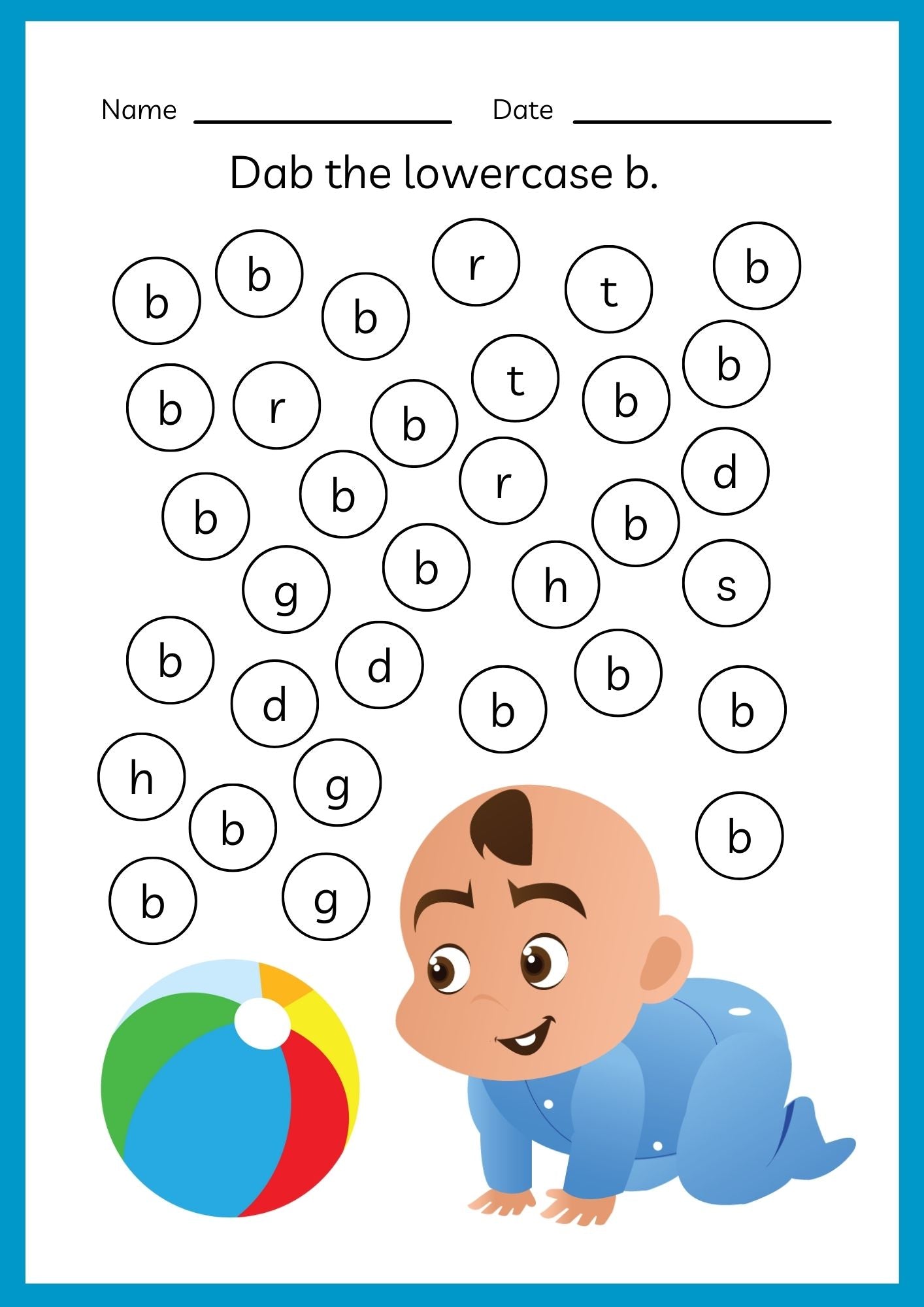 🖍️ Early Learning ABC Workbook