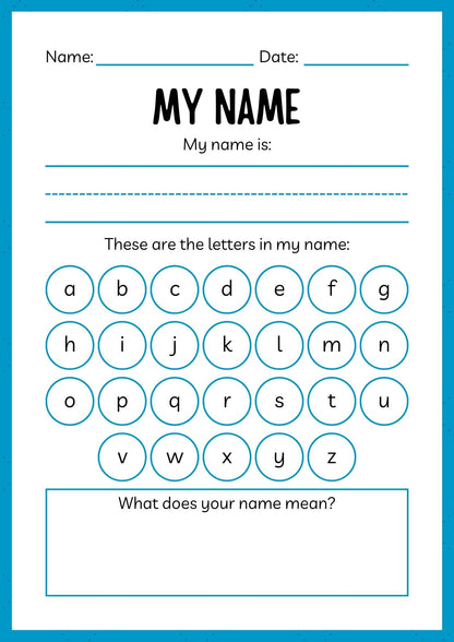 🖍️ Early Learning ABC Workbook