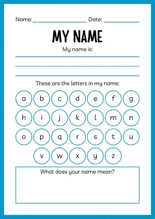🖍️ Early Learning ABC Workbook
