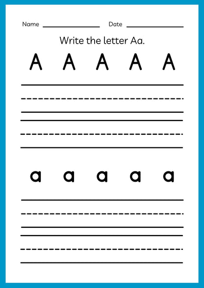 🖍️ Early Learning ABC Workbook