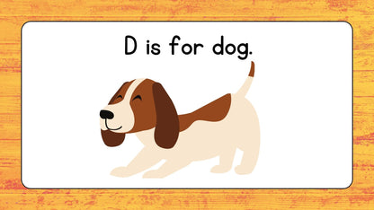 Fun Cartoon Alphabet – A to Z Animals with Voice