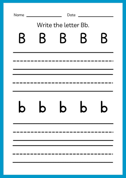 🖍️ Early Learning ABC Workbook