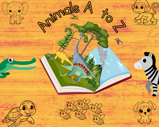 Fun Cartoon Alphabet – A to Z Animals with Voice