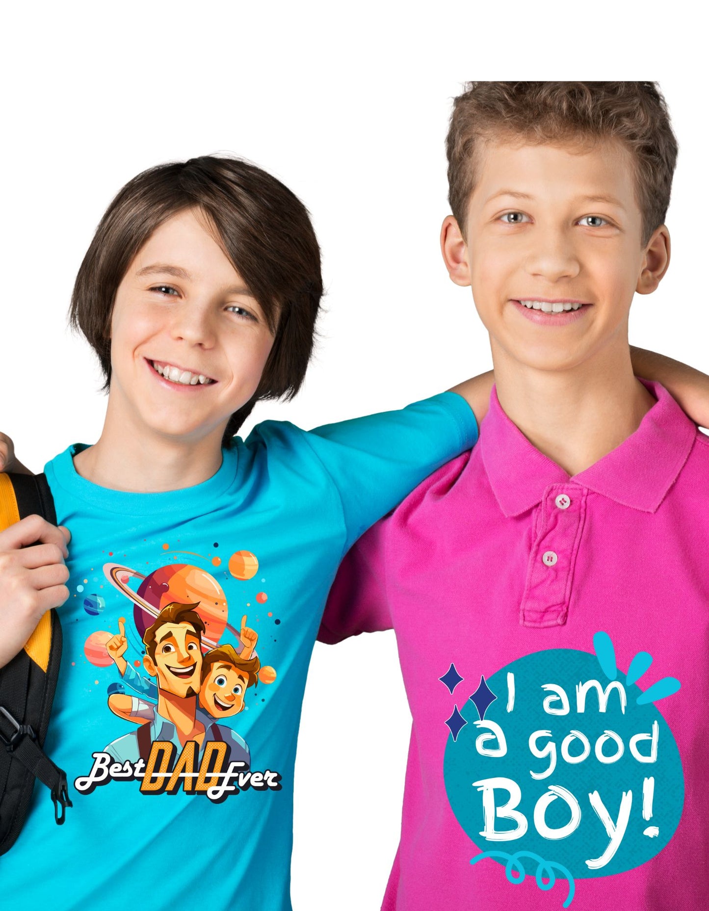 Little Smiles Tees – 5 Cute & Comfy Digital Boys T-Shirt Designs | Kids Sublimation PNG