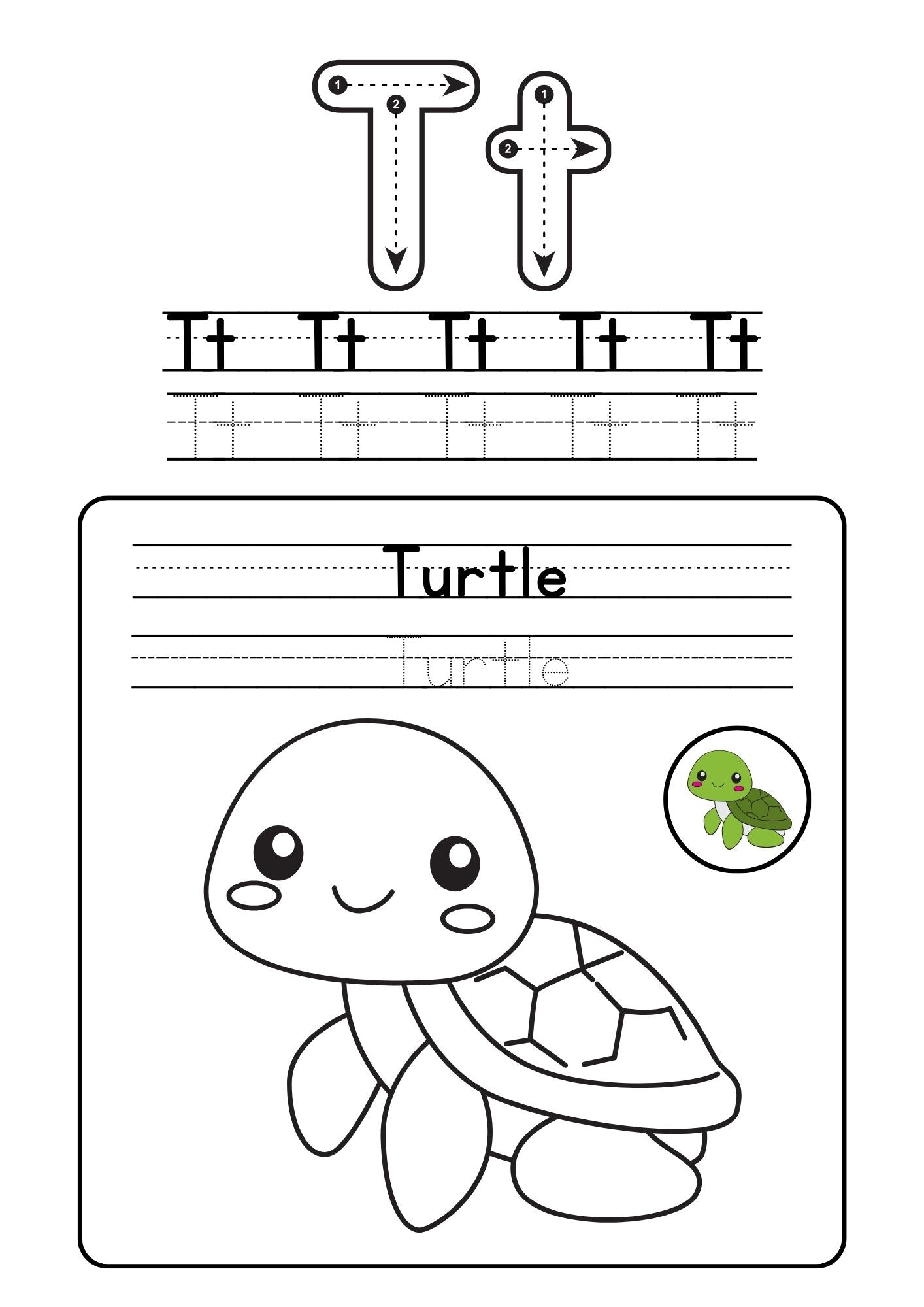 ABC Animal Alphabet – Coloring & Tracing Book for Kids