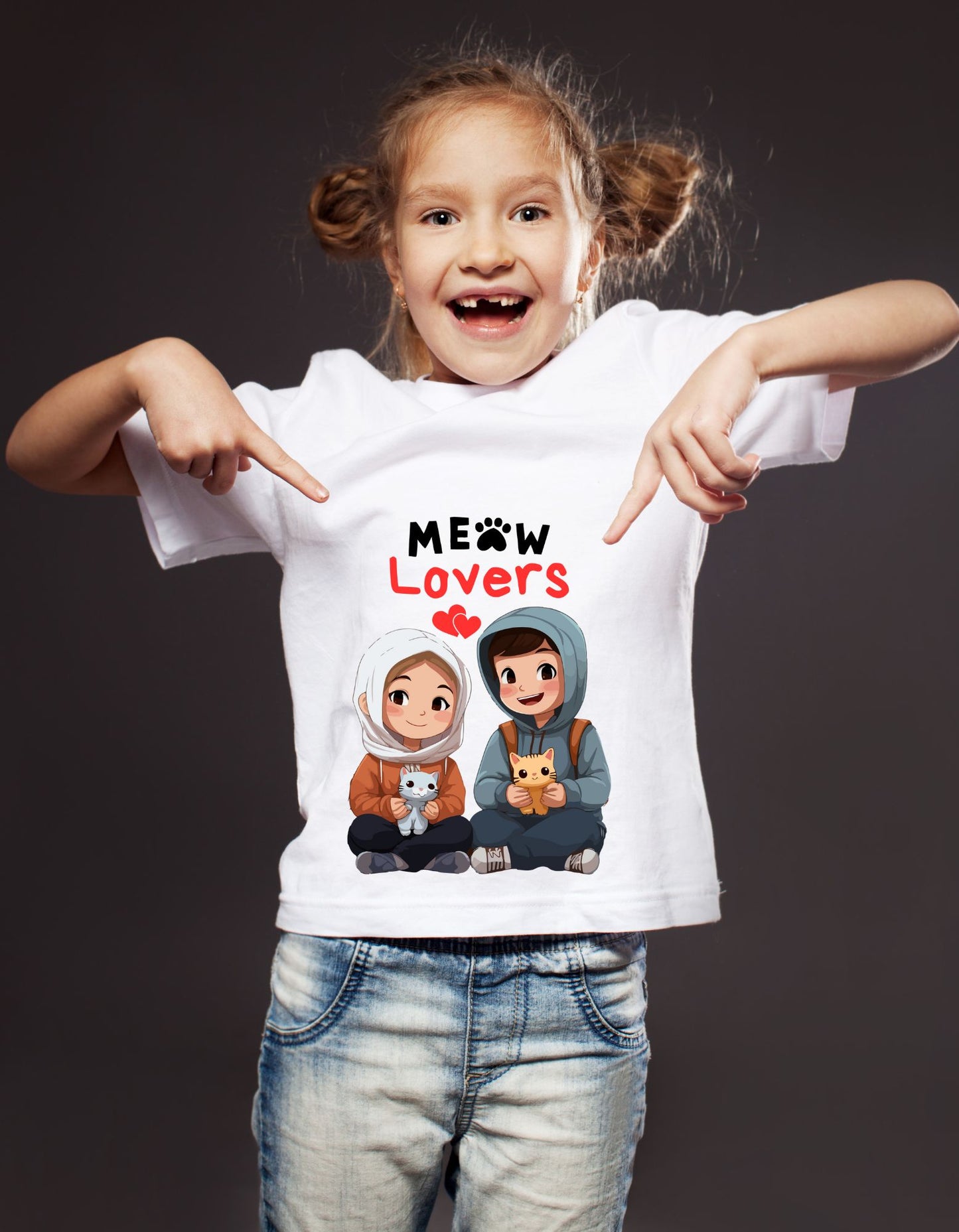 Happy Girls Tees – 5 Fun Digital T-Shirt Designs for Kids | Playful Sublimation & DTF Prints